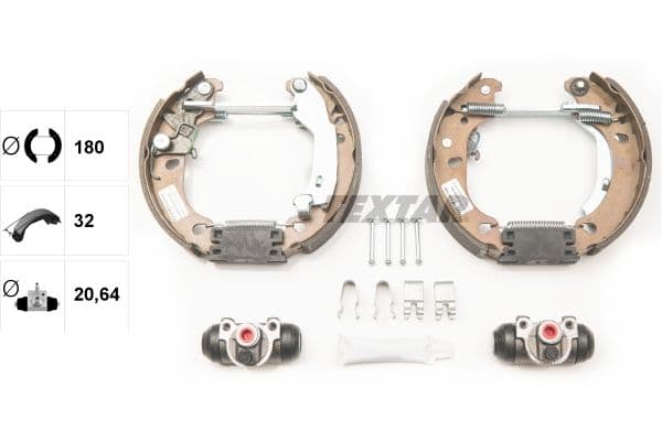 Set saboti frana TEXTAR Shoe Kit Pro 84061000