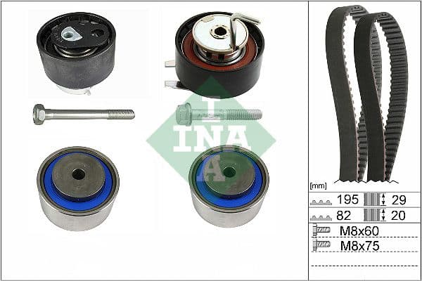 Set curea de distributie Schaeffler INA 530 0767 10