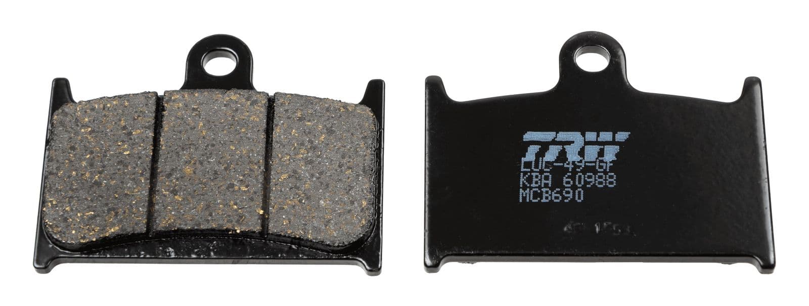 set placute frana,frana disc TRW Organic Allround MCB690