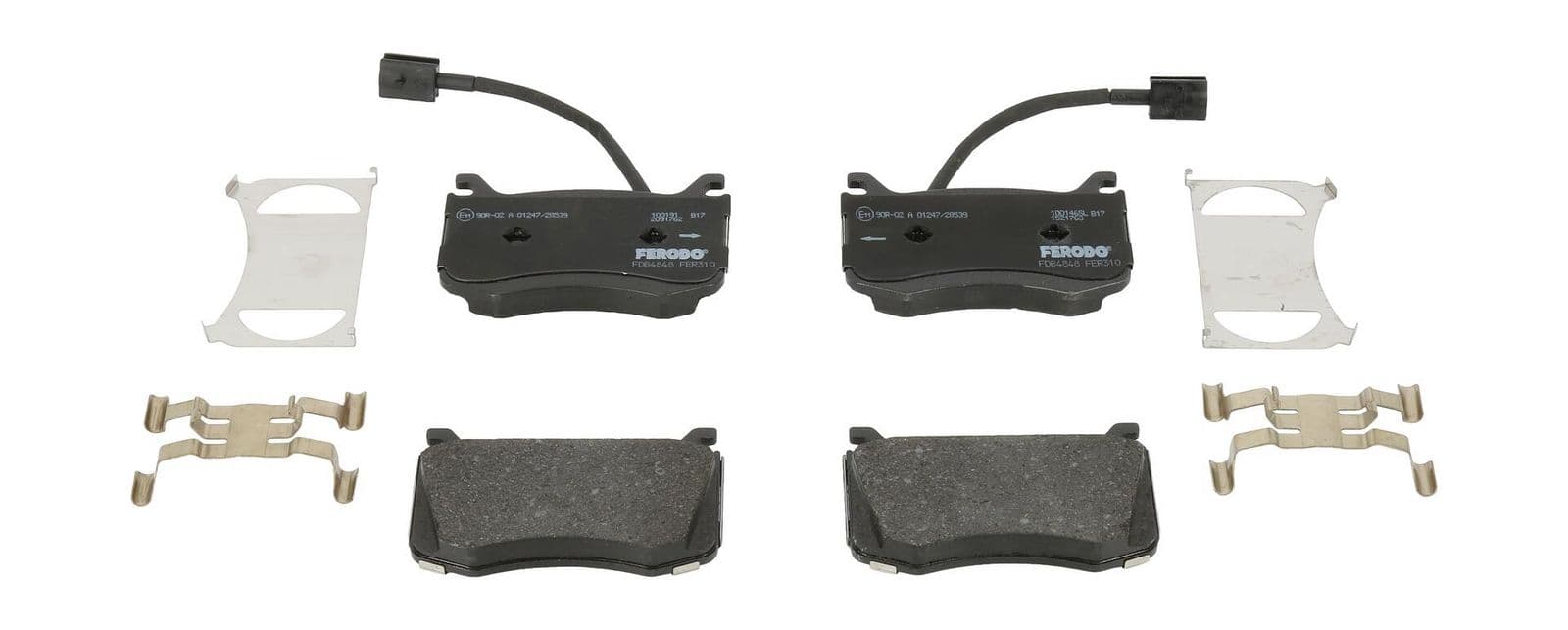 set placute frana,frana disc FERODO PREMIER ECO FRICTION FDB4848