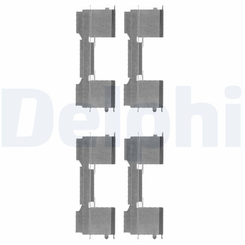 Set accesorii, placute frana DELPHI LX0478