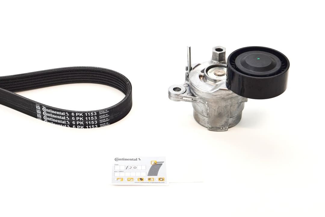 Set curea transmisie cu caneluri CONTINENTAL CTAM 6PK1153K7