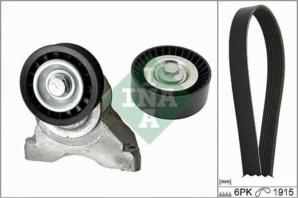 Set curea transmisie cu caneluri Schaeffler INA 529 0007 10