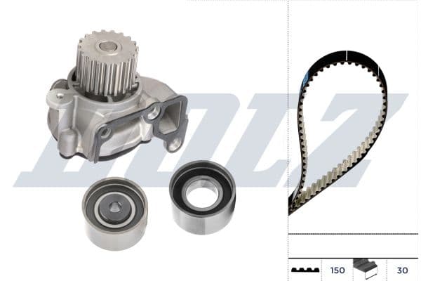 Set pompa apa + curea dintata DOLZ KD185