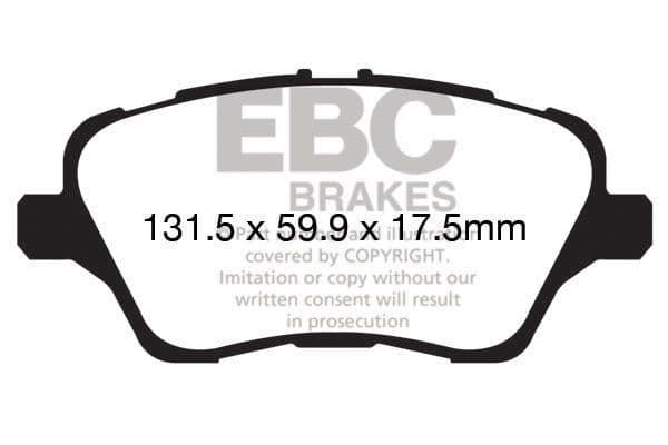 set placute frana,frana disc EBC Brakes DP22149