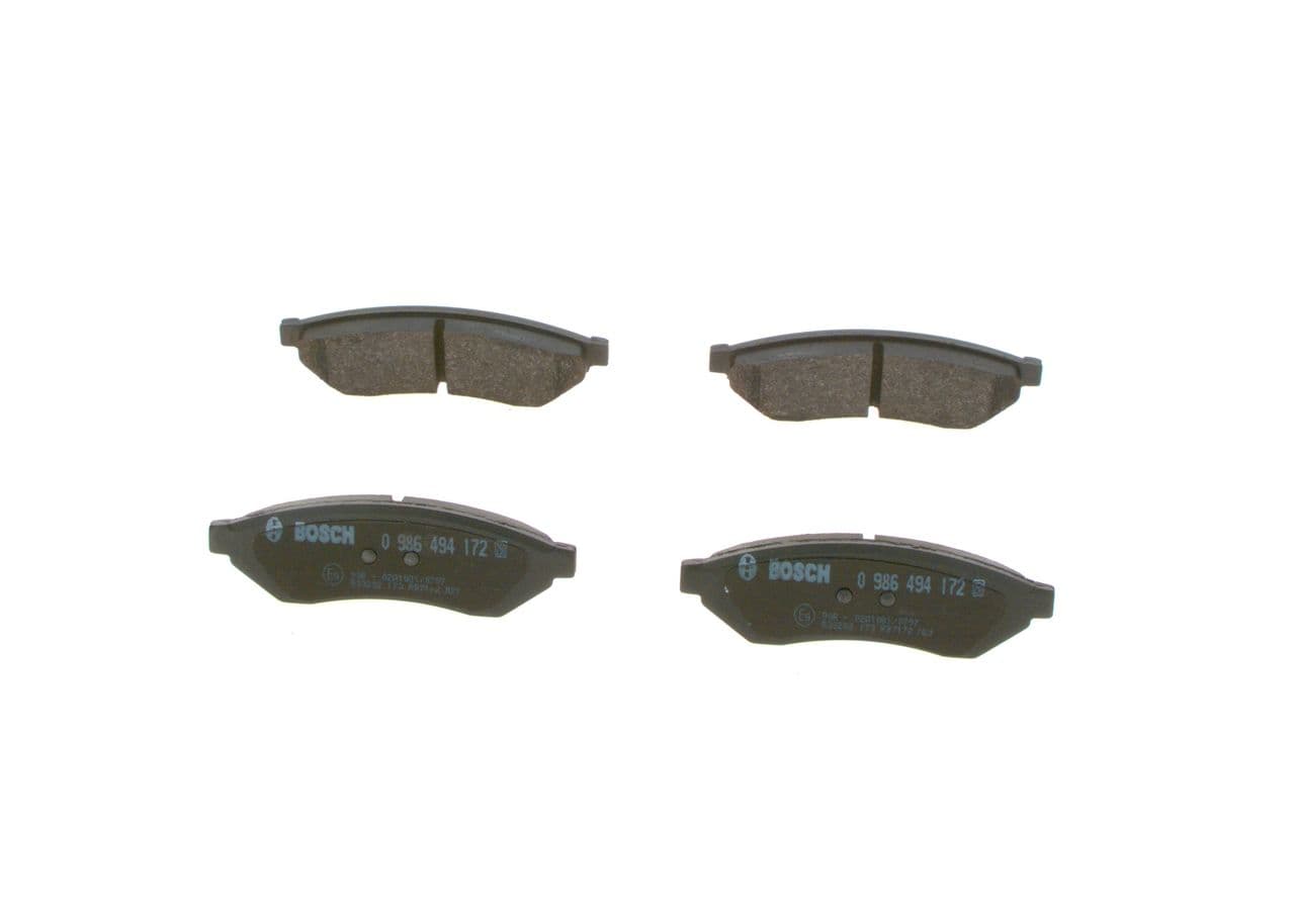 set placute frana,frana disc BOSCH 0 986 494 172