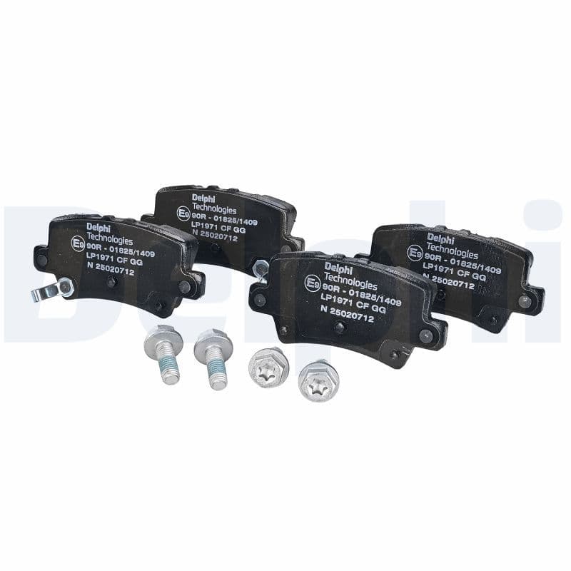set placute frana,frana disc DELPHI LP1971