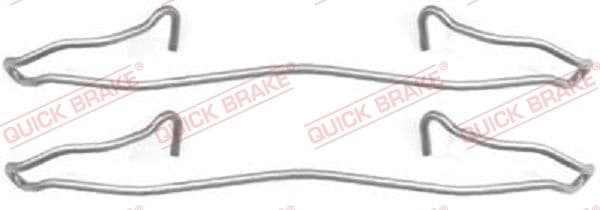 Set accesorii, placute frana QUICK BRAKE 109-1057