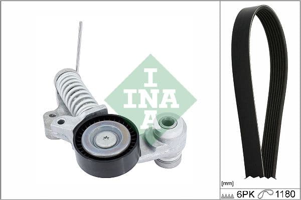 Set curea transmisie cu caneluri Schaeffler INA 529 0485 10