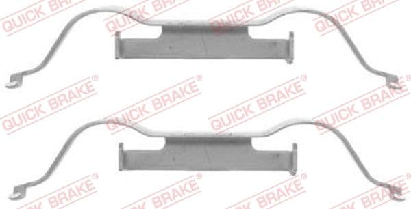 Set accesorii, placute frana QUICK BRAKE 109-1288
