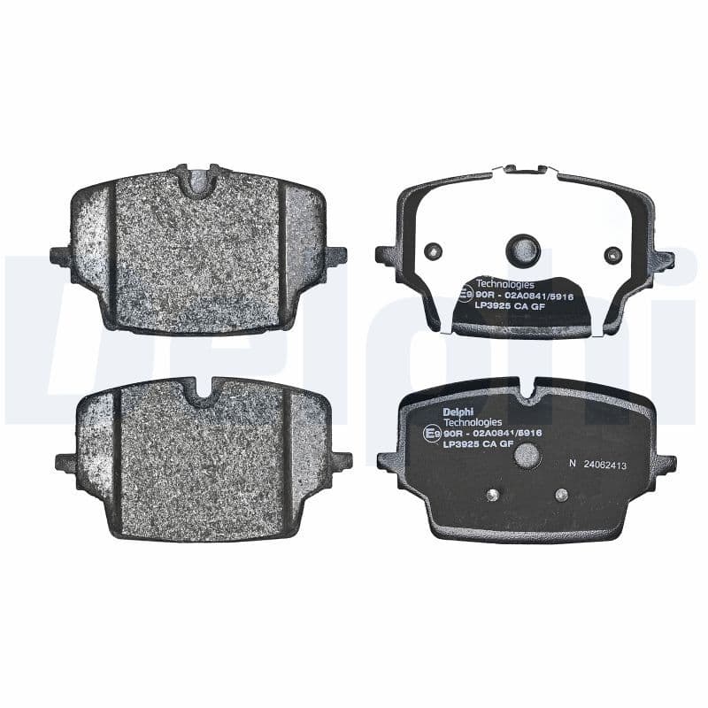 set placute frana,frana disc DELPHI LP3925