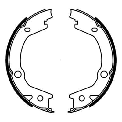 Set saboti frana, frana de mana ABE C00527ABE