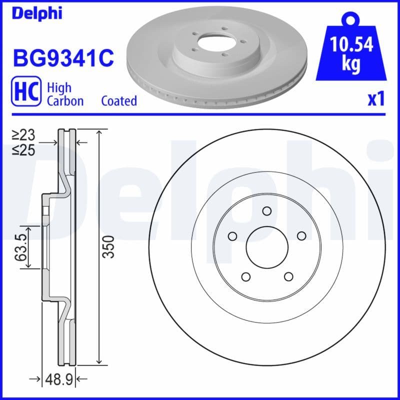 Disc frana DELPHI BG9341C