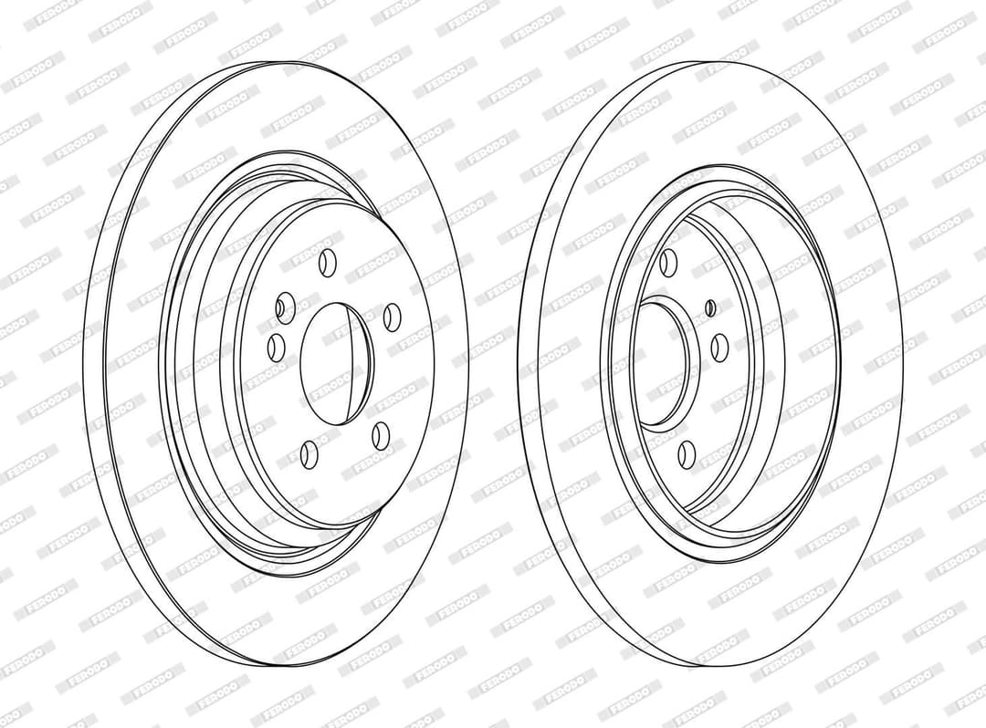 Disc frana FERODO DDF1099C
