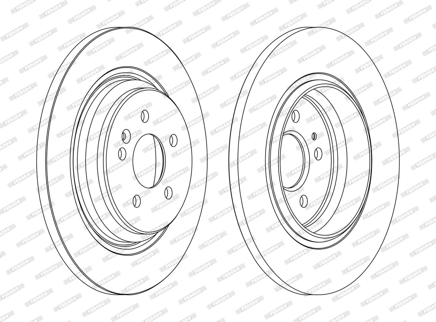 Disc frana FERODO DDF1099C