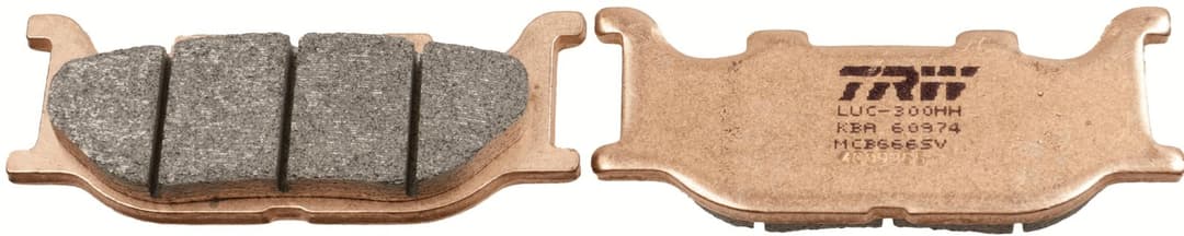 set placute frana,frana disc TRW Sinter Street MCB666SV