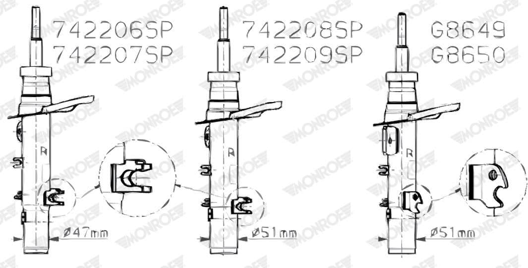 amortizor MONROE 742207SP
