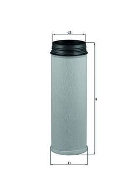 Filtru aer secundar MAHLE LXS 277