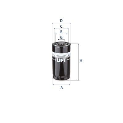 Filtru, sistem hidraulic primar UFI 80.142.00