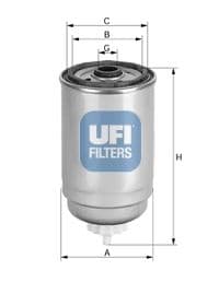 filtru combustibil UFI 24.397.00