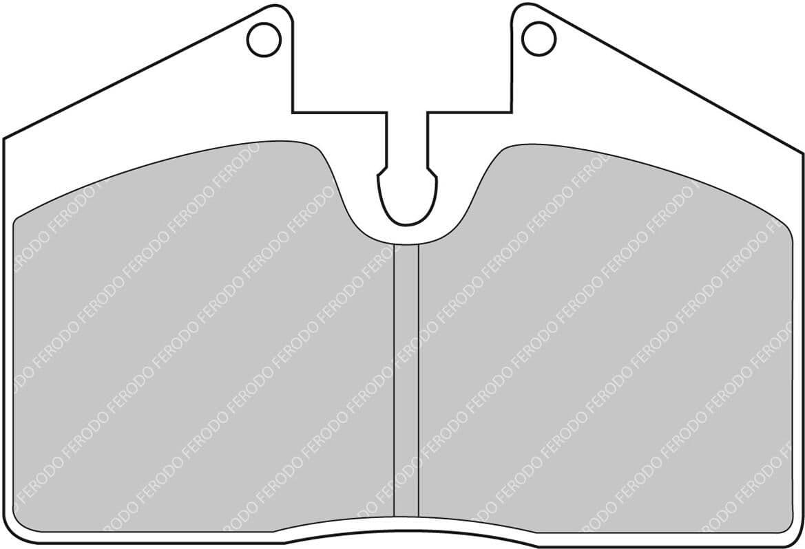 set placute frana,frana disc FERODO FCP451R