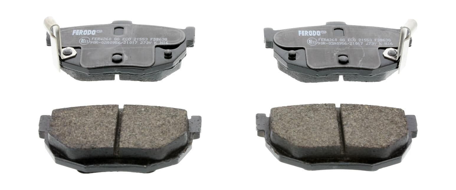 set placute frana,frana disc FERODO PREMIER ECO FRICTION FDB638