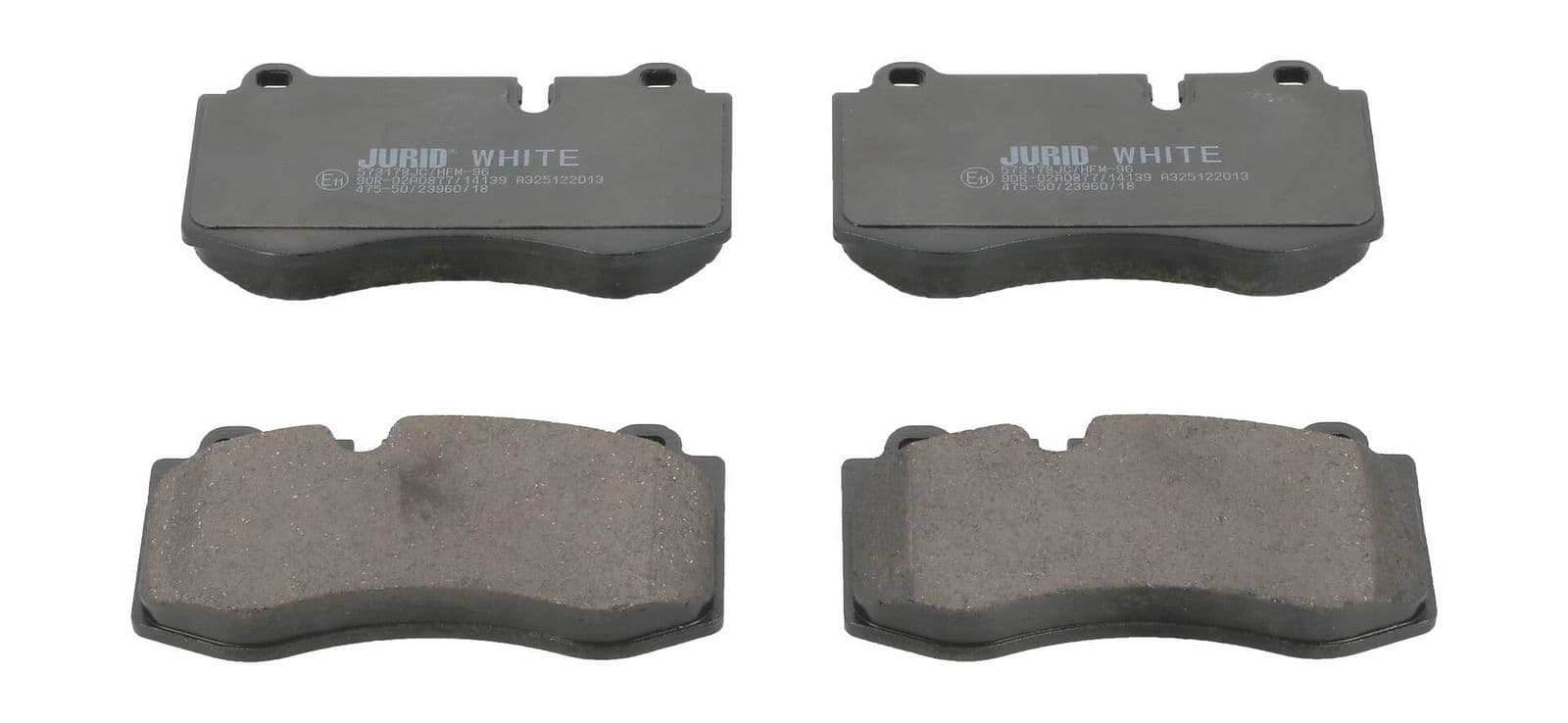 set placute frana,frana disc JURID White Low Dust 573178JC