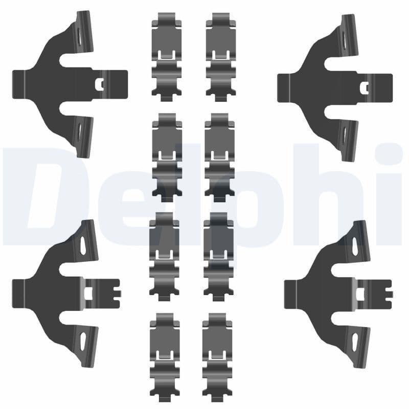 Set accesorii, placute frana DELPHI LX0781