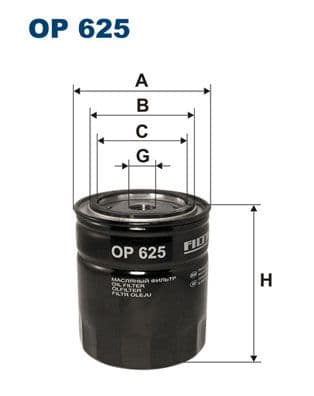 Filtru ulei FILTRON OP 625