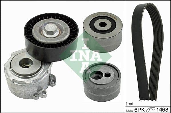 Set curea transmisie cu caneluri Schaeffler INA 529 0156 10