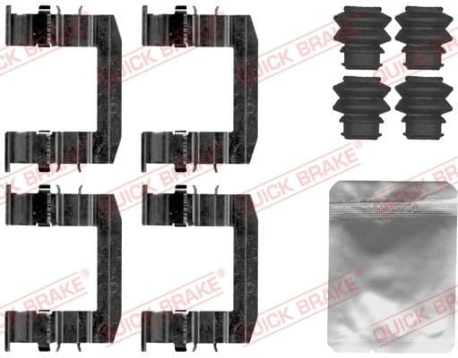 Set accesorii, placute frana QUICK BRAKE 109-1872