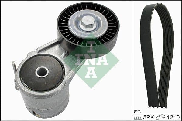Set curea transmisie cu caneluri Schaeffler INA 529 0008 10