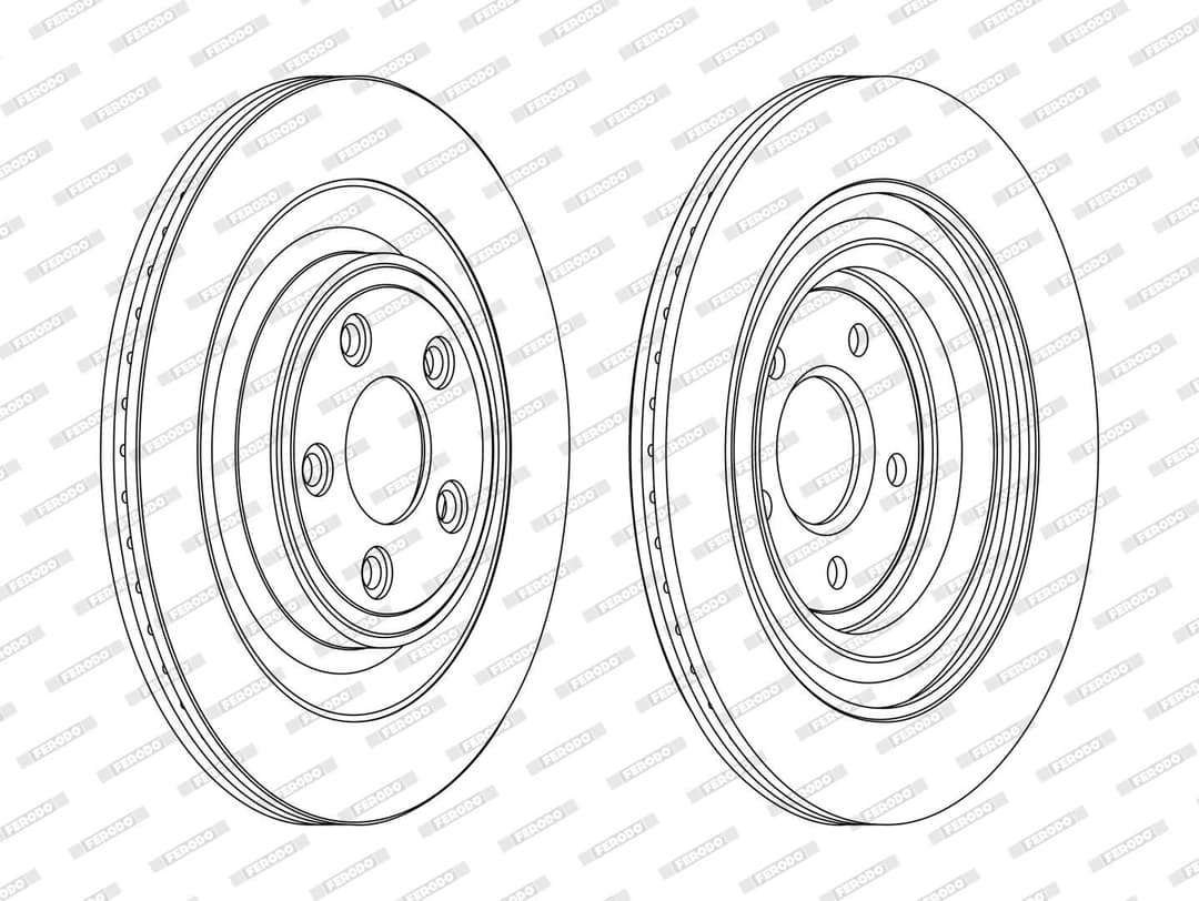 Disc frana FERODO DDF1703C