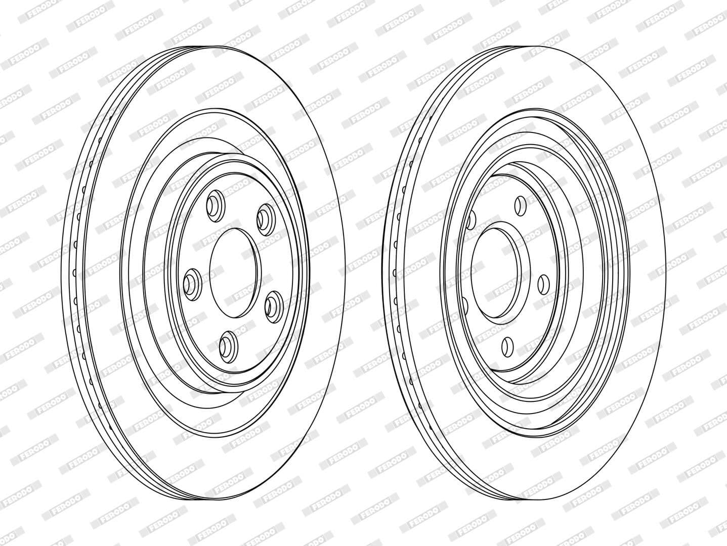 Disc frana FERODO DDF1703C