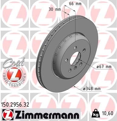 Disc frana ZIMMERMANN FORMULA F 150.2956.32