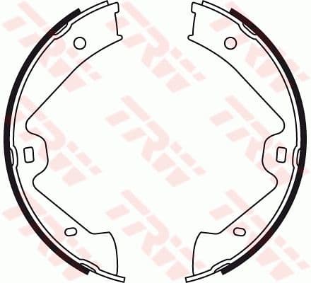 Set saboti frana, frana de mana TRW GS8776