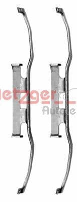 Set accesorii, placute frana METZGER 109-1213