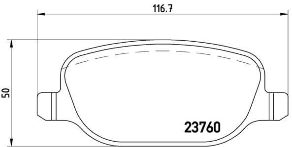 set placute frana,frana disc BREMBO PRIME LINE P 23 089