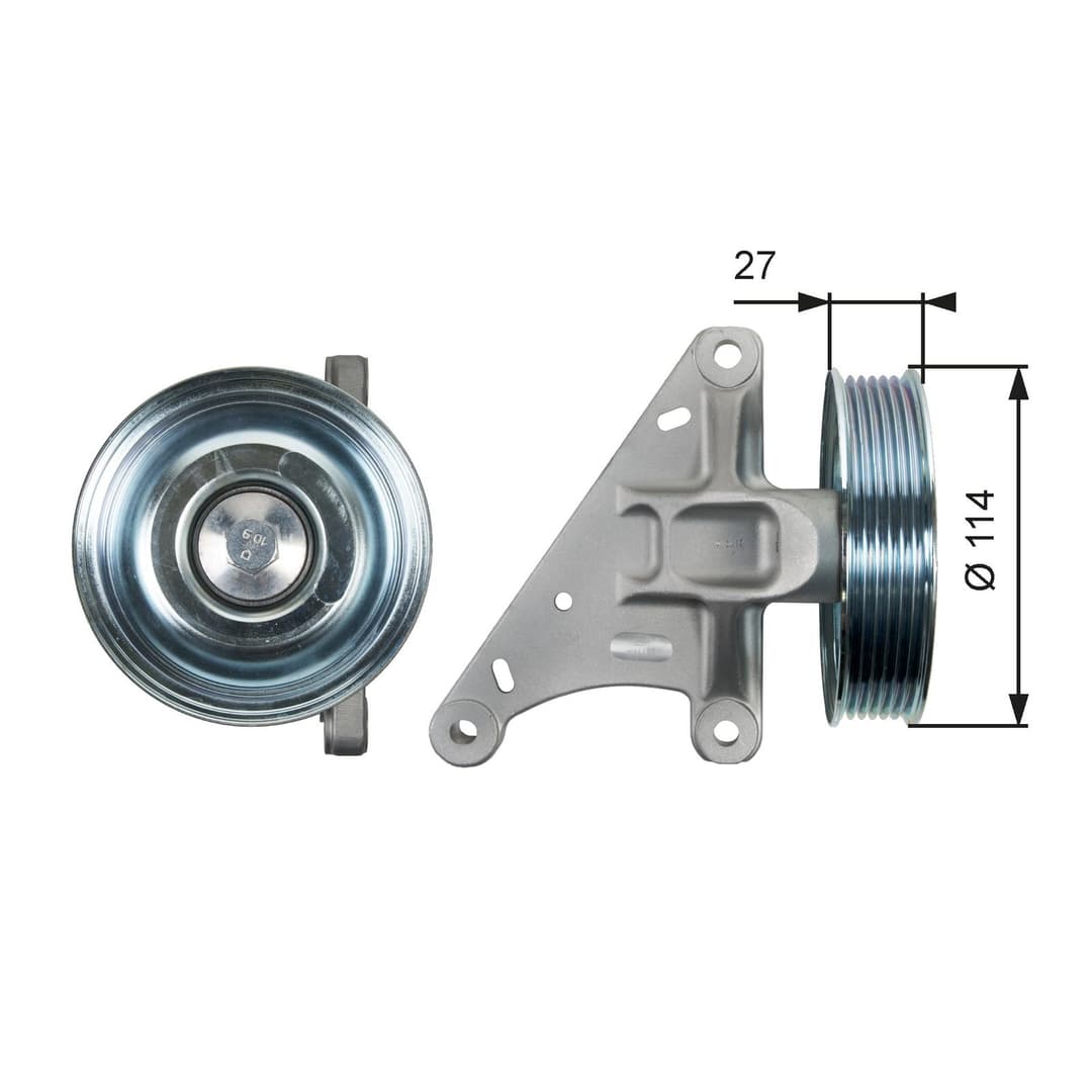 Rola ghidare/conducere, curea transmisie GATES DriveAlign™ T36429