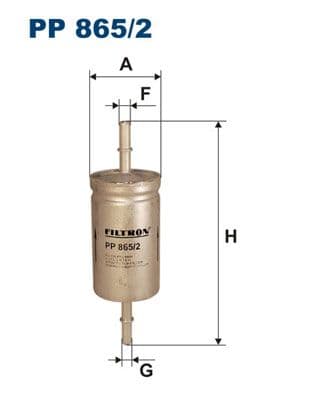 filtru combustibil FILTRON PP 865/2