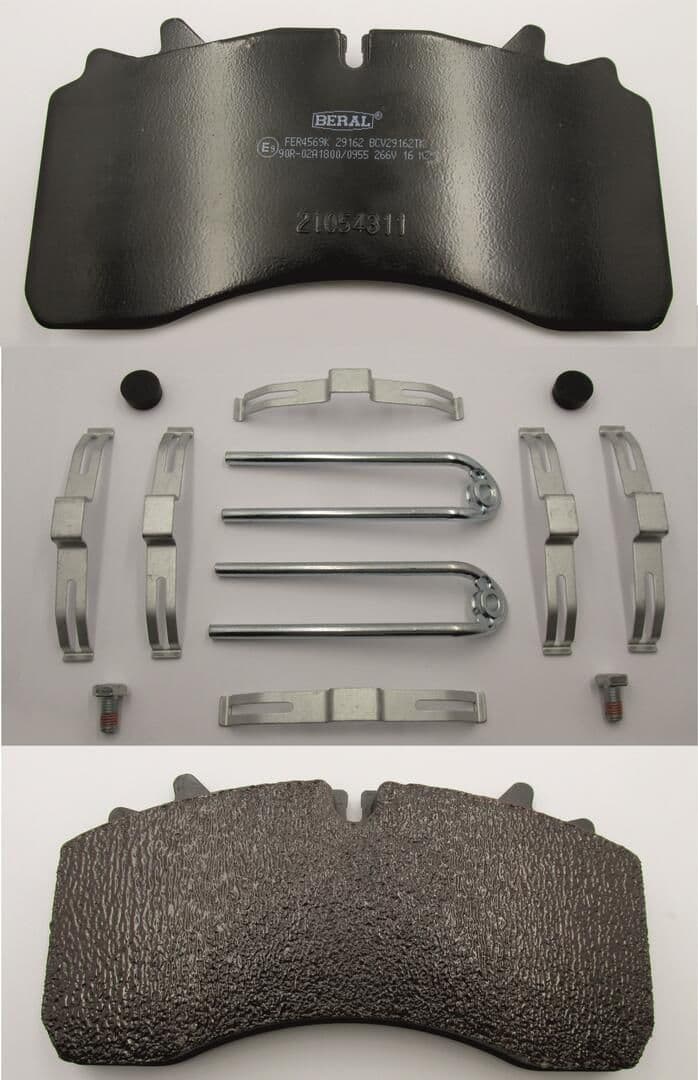 set placute frana,frana disc BERAL BCV29162TK