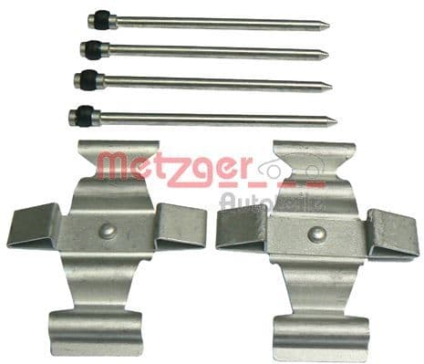 Set accesorii, placute frana METZGER 109-1804