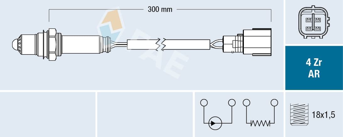 Sonda Lambda FAE 75655