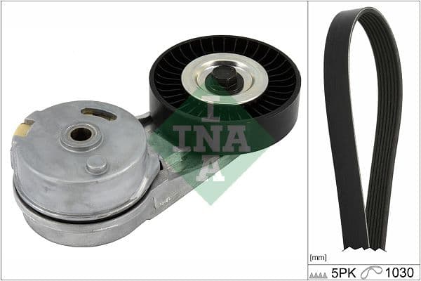 Set curea transmisie cu caneluri Schaeffler INA 529 0460 10