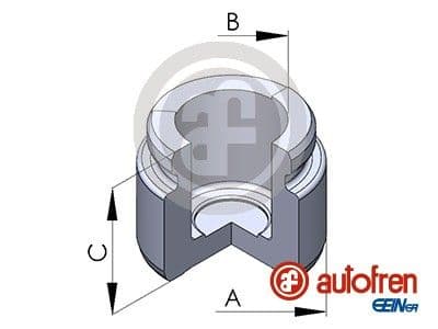 Piston, etrier frana AUTOFREN SEINSA D02549
