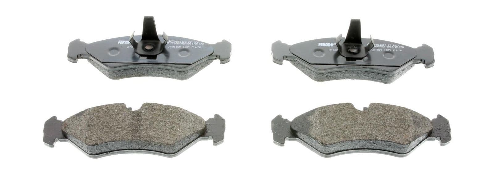 set placute frana,frana disc FERODO PREMIER ECO FRICTION FVR1039