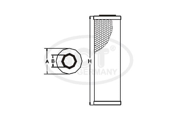 Filtru ulei SCT - MANNOL SH 435 P SH 435 P