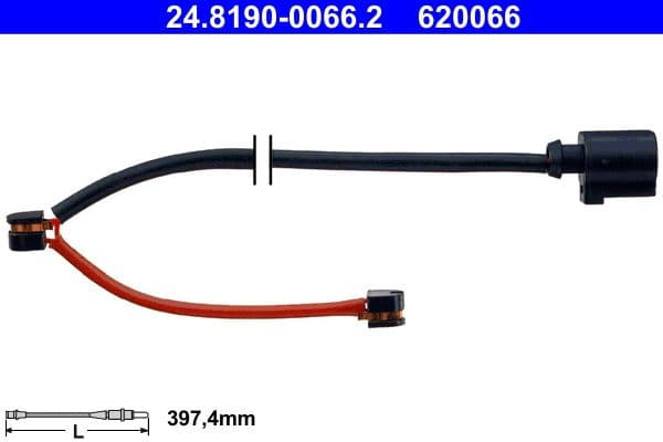 senzor de avertizare,uzura placute de frana ATE 24.8190-0066.2