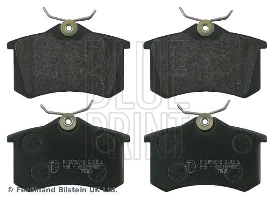 set placute frana,frana disc BLUE PRINT ADR164201