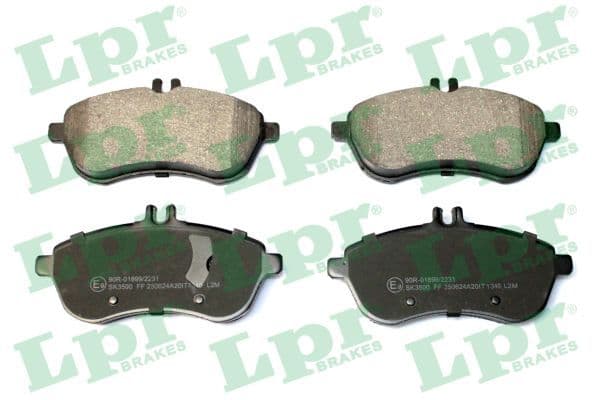 set placute frana,frana disc LPR 05P1340